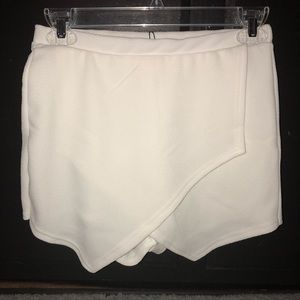 White envelope skirt